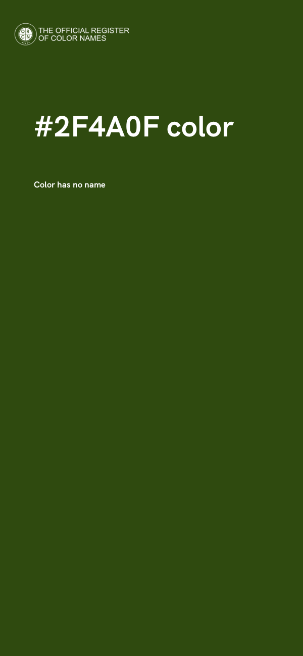 #2F4A0F color image