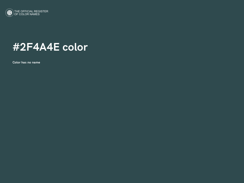 #2F4A4E color image