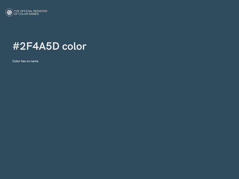 #2F4A5D color image