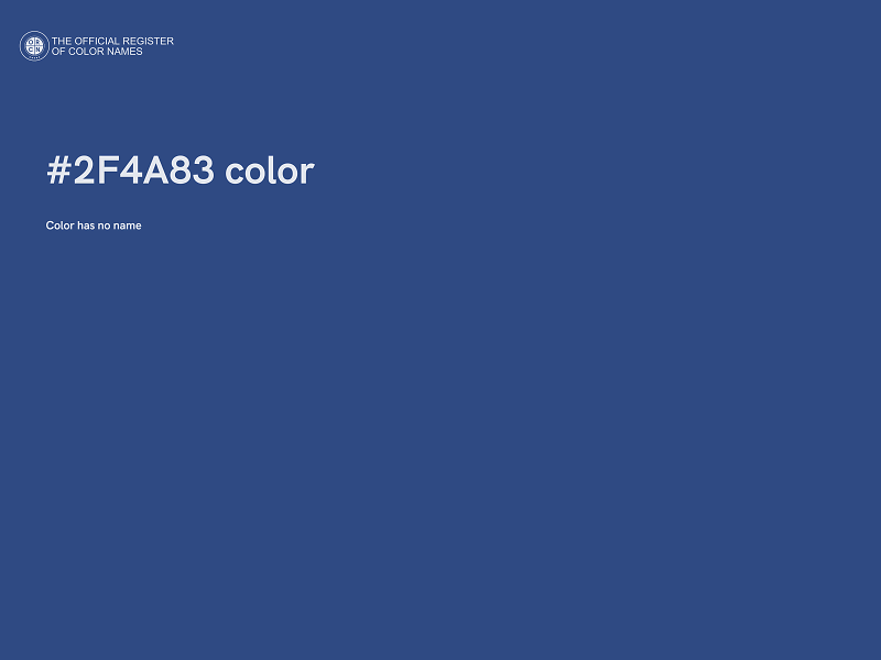#2F4A83 color image