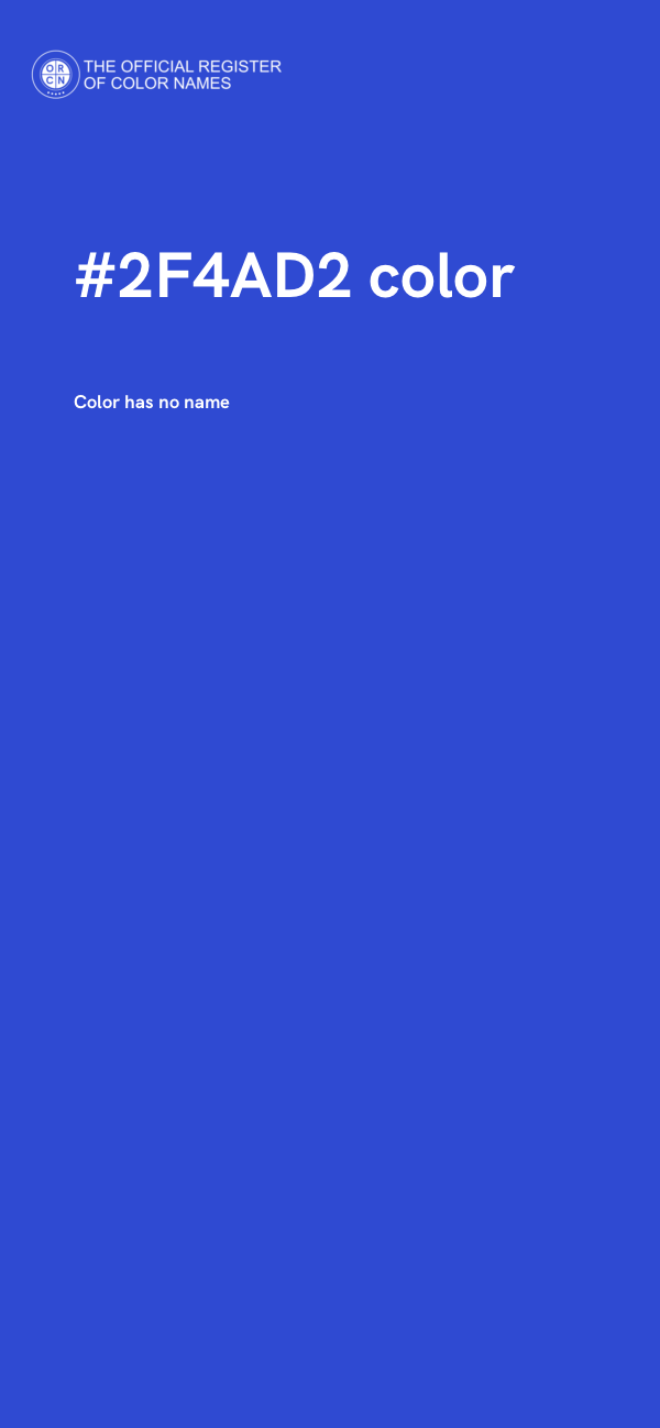 #2F4AD2 color image