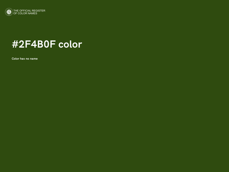 #2F4B0F color image