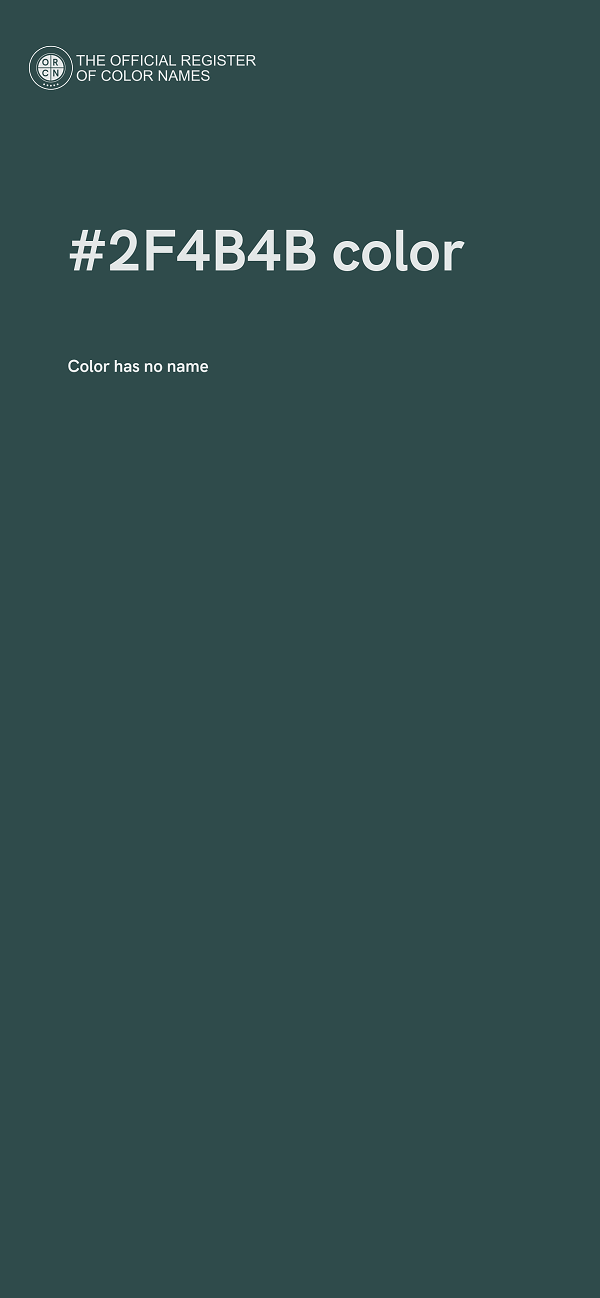 #2F4B4B color image