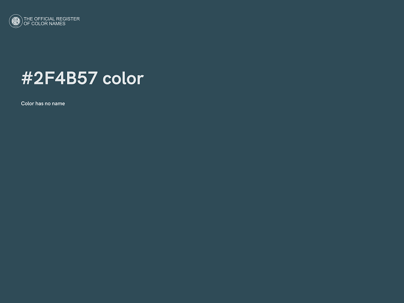 #2F4B57 color image