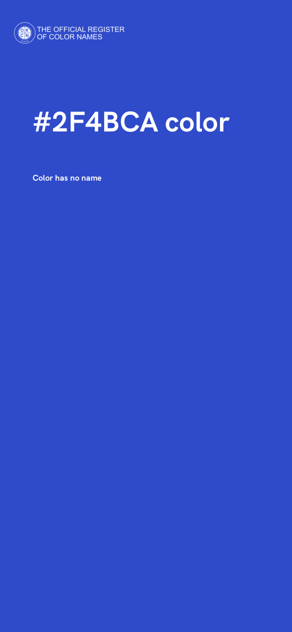 #2F4BCA color image