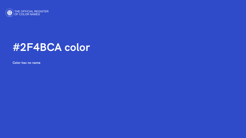 #2F4BCA color image