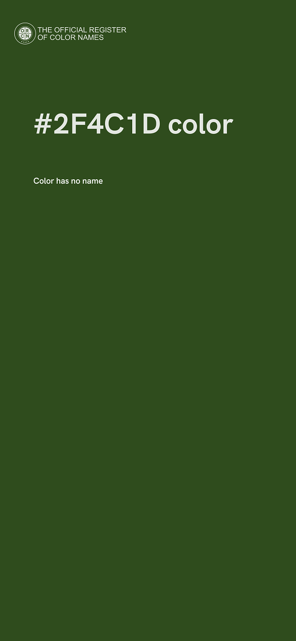 #2F4C1D color image
