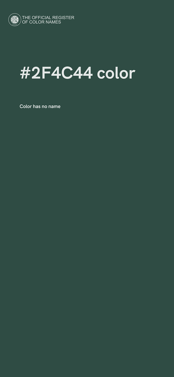 #2F4C44 color image