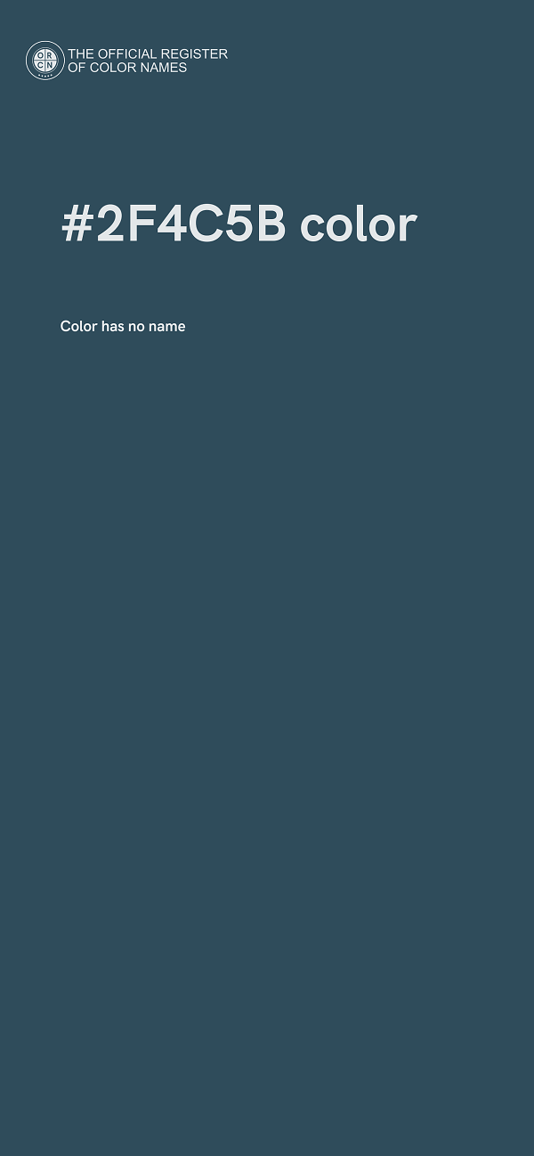 #2F4C5B color image