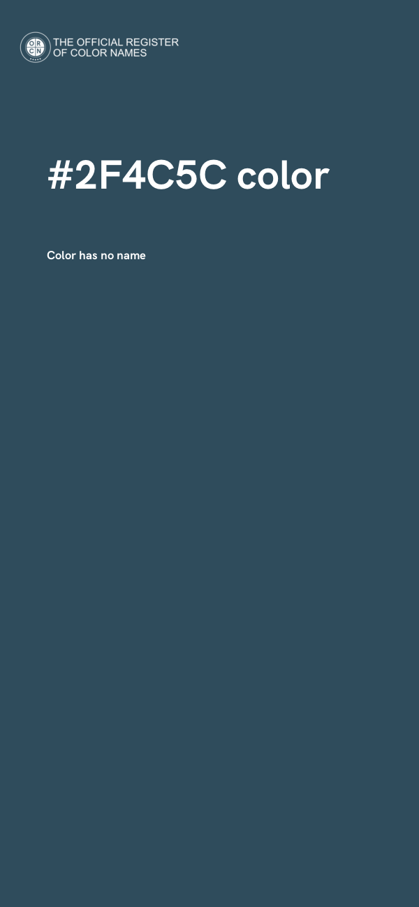 #2F4C5C color image