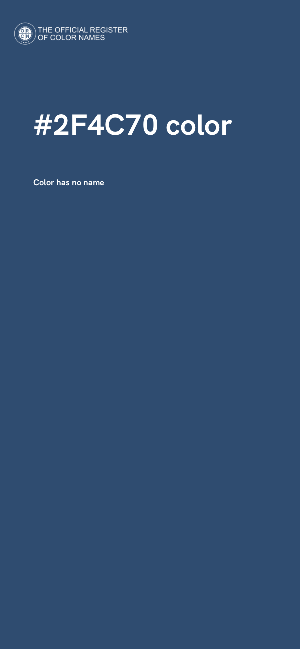 #2F4C70 color image