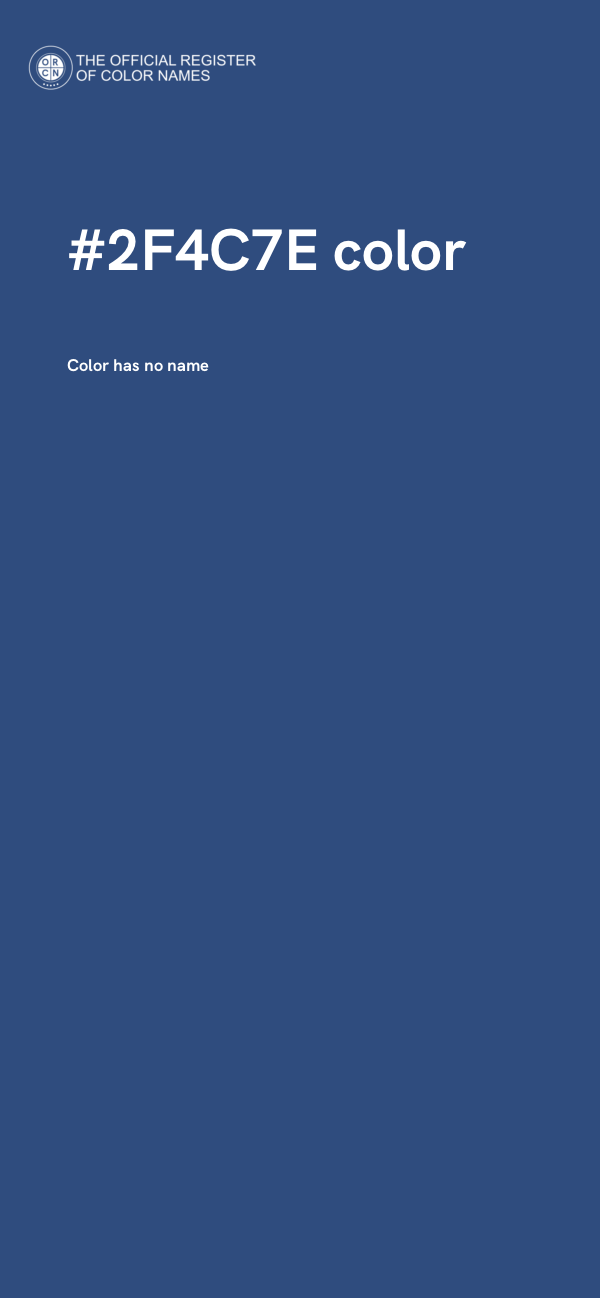 #2F4C7E color image