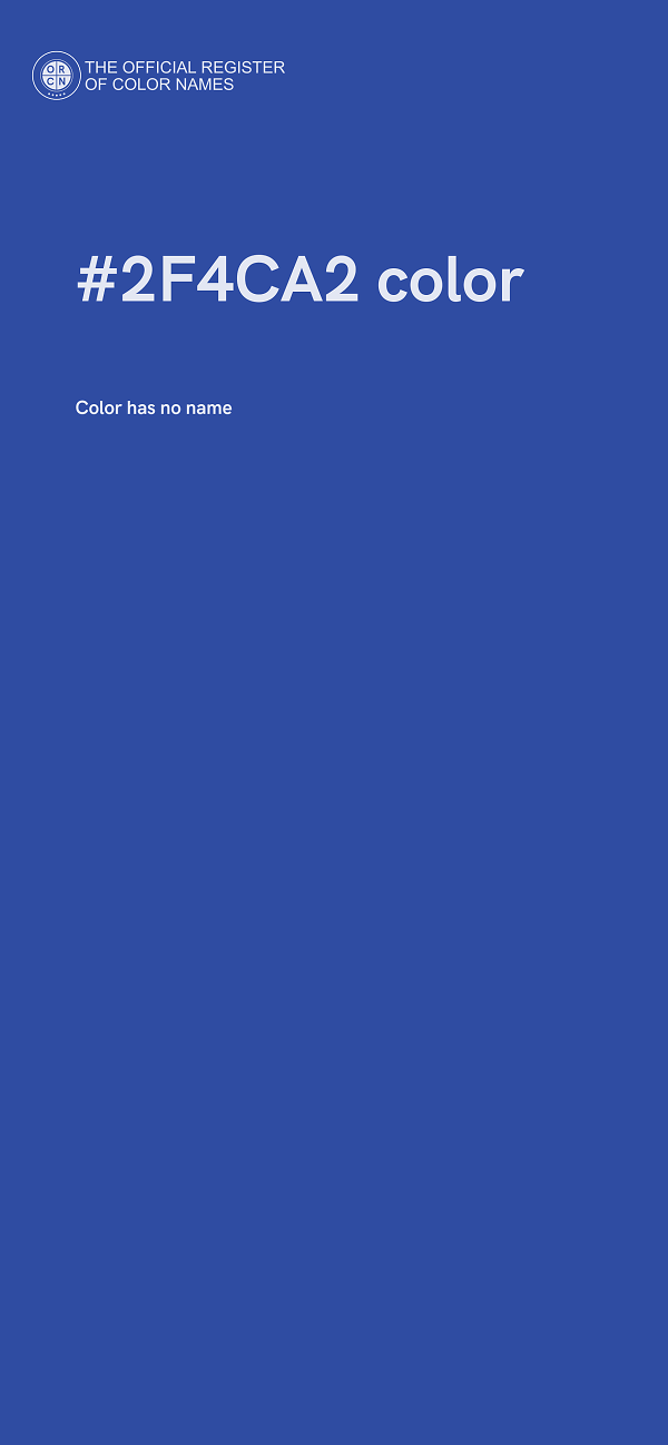 #2F4CA2 color image