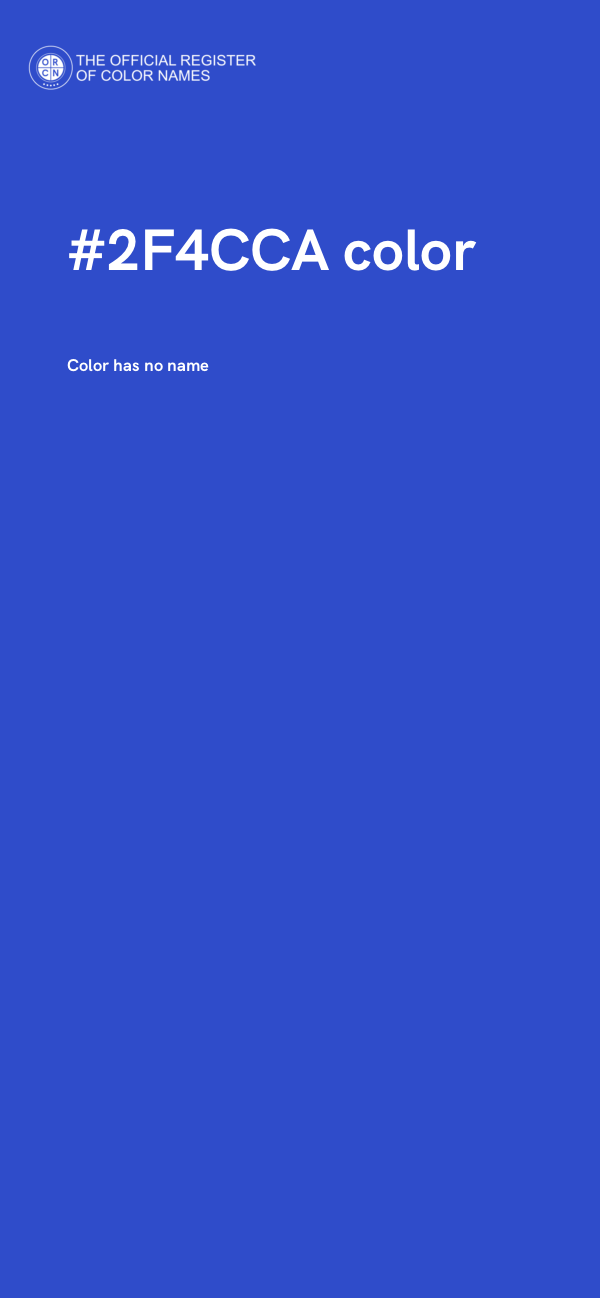 #2F4CCA color image