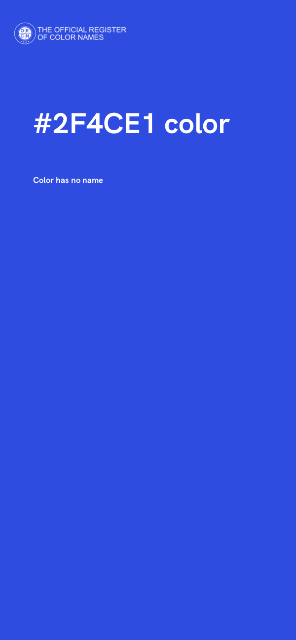 #2F4CE1 color image