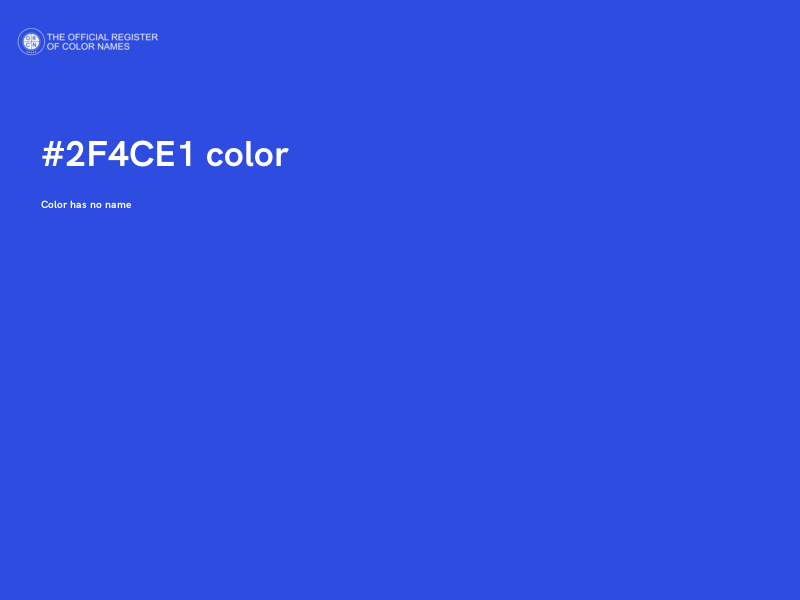 #2F4CE1 color image