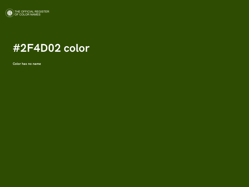 #2F4D02 color image