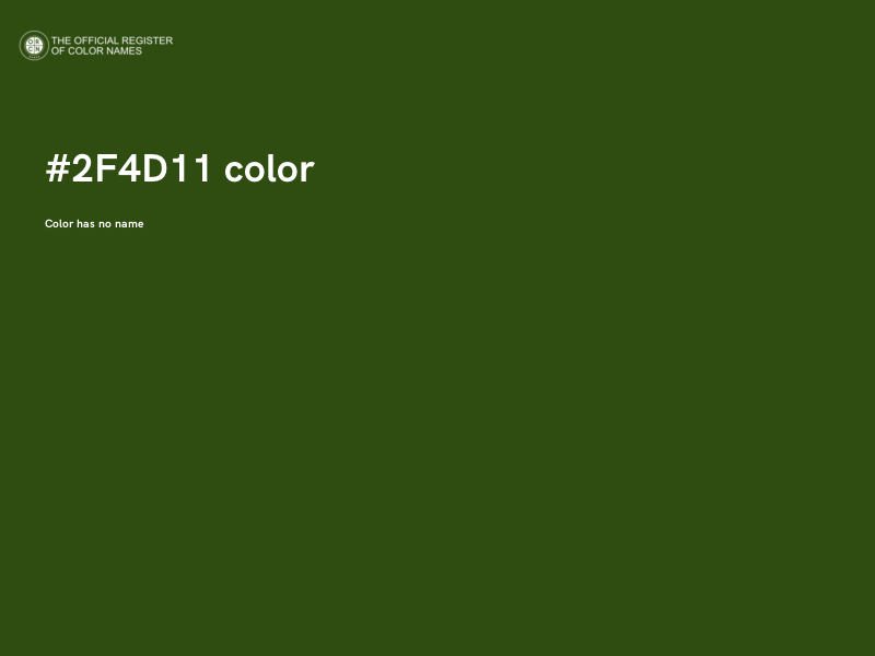 #2F4D11 color image
