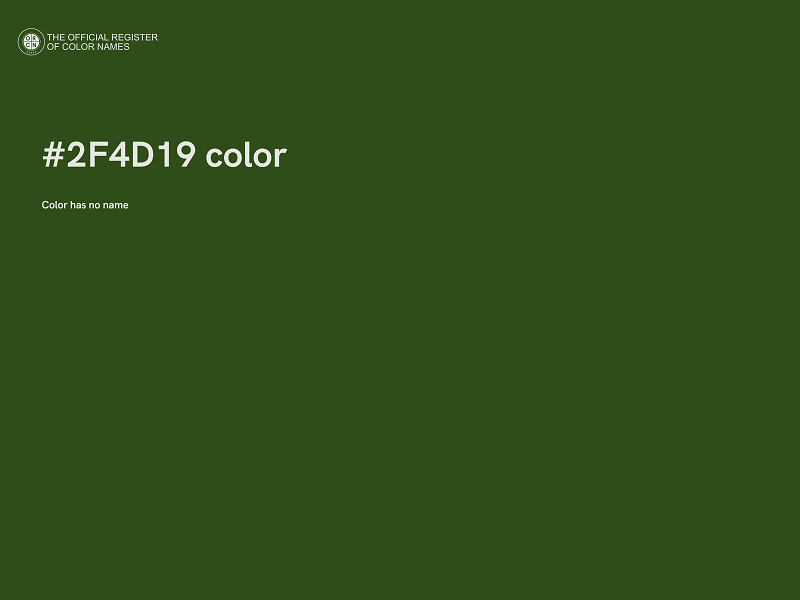 #2F4D19 color image