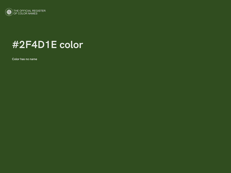 #2F4D1E color image