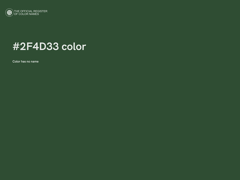 #2F4D33 color image