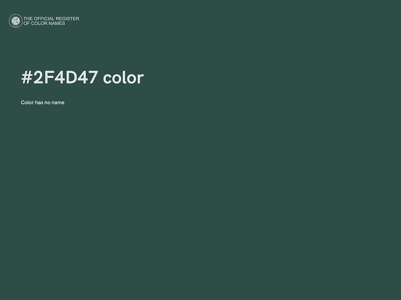 #2F4D47 color image