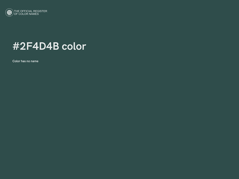 #2F4D4B color image