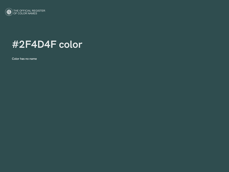 #2F4D4F color image