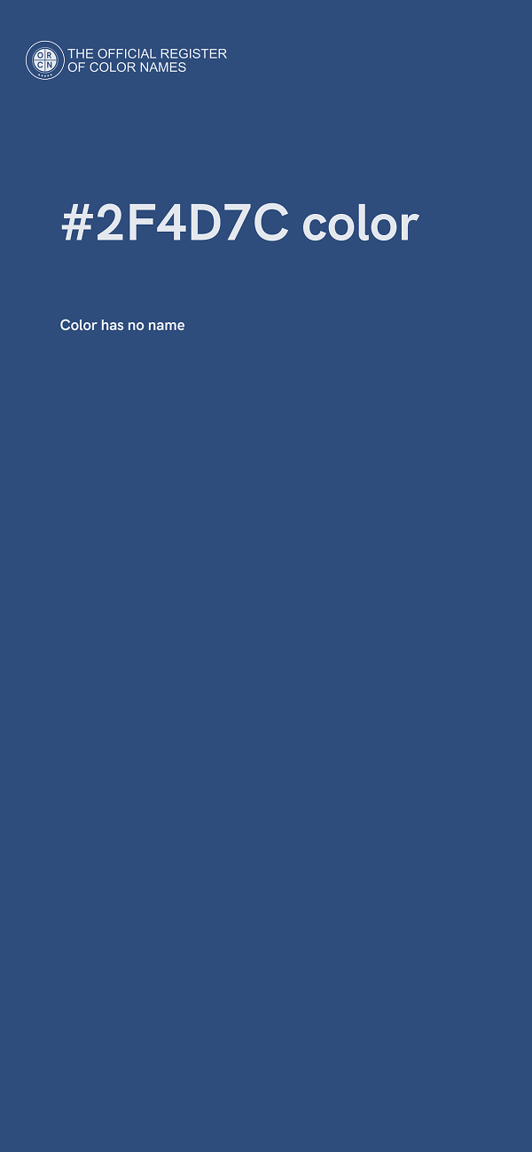 #2F4D7C color image