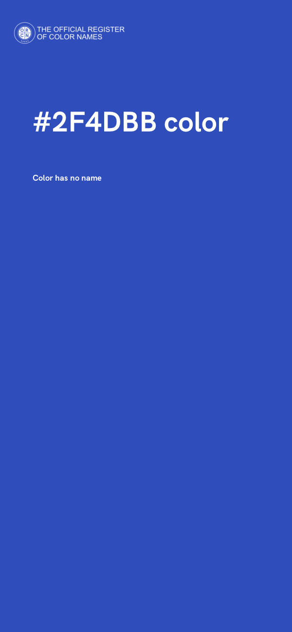 #2F4DBB color image
