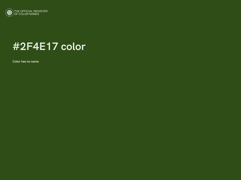 #2F4E17 color image