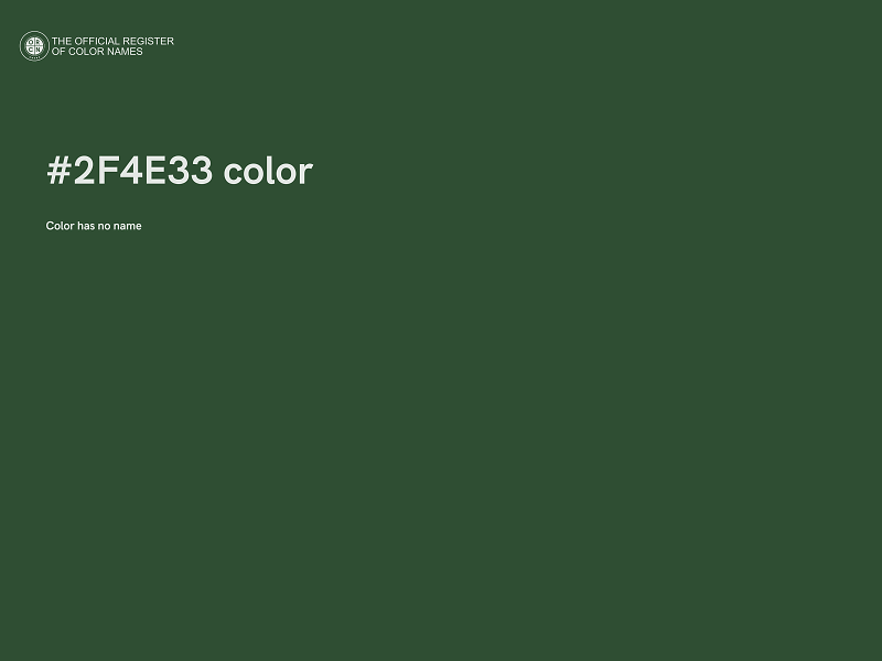 #2F4E33 color image