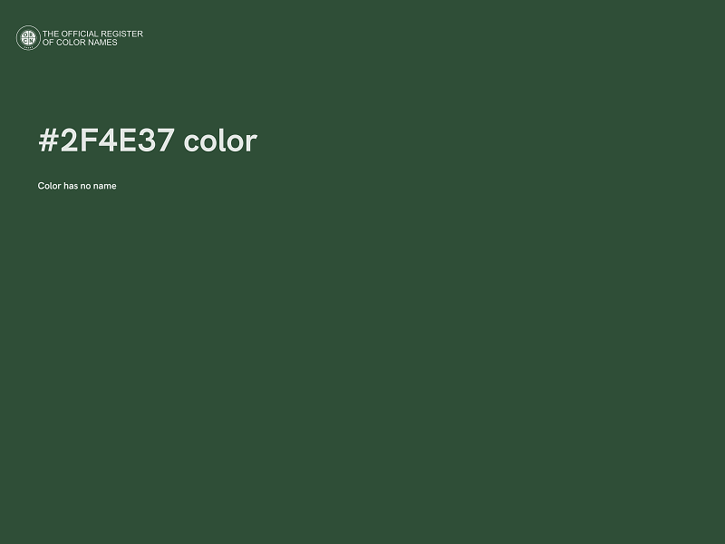 #2F4E37 color image