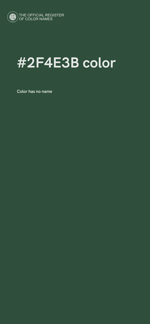 #2F4E3B color image
