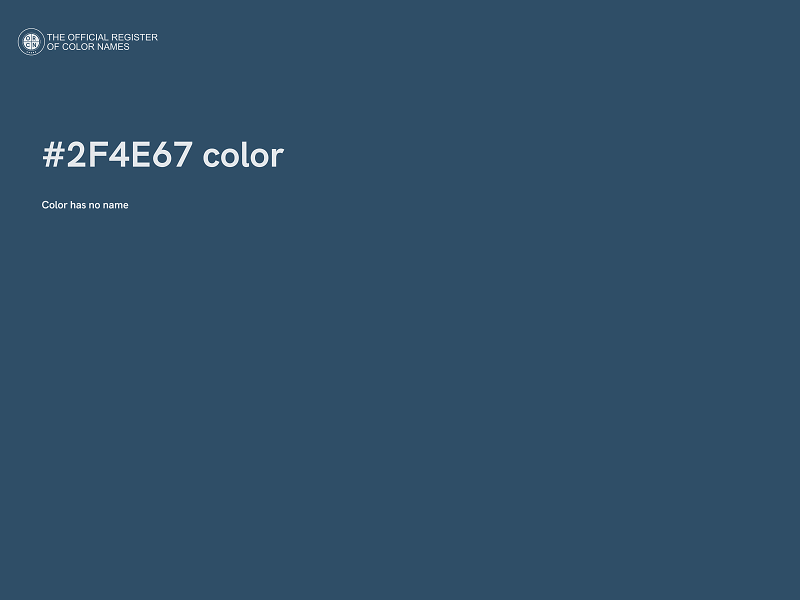 #2F4E67 color image