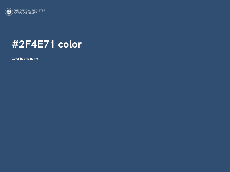 #2F4E71 color image