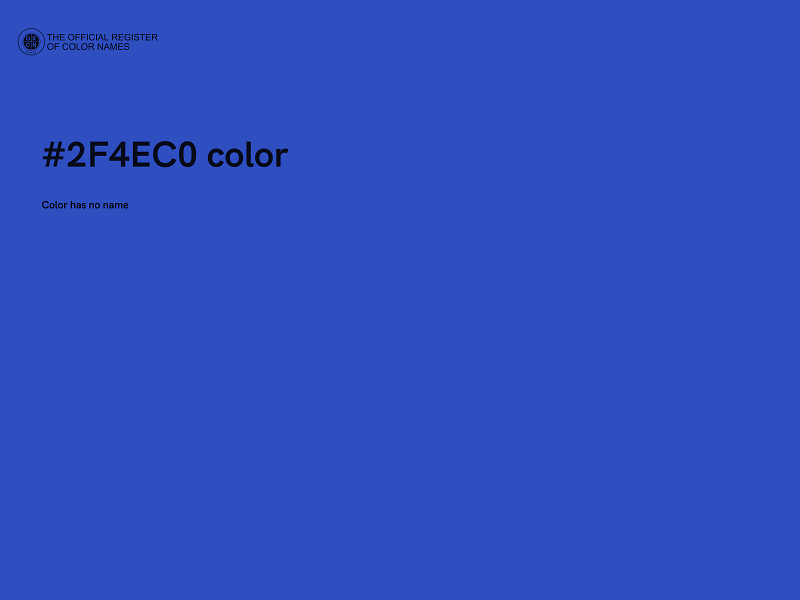 #2F4EC0 color image