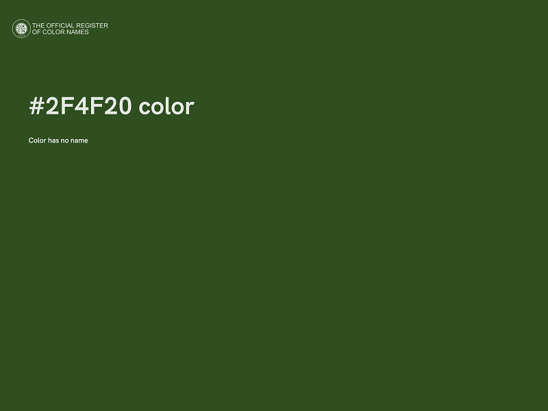 #2F4F20 color image