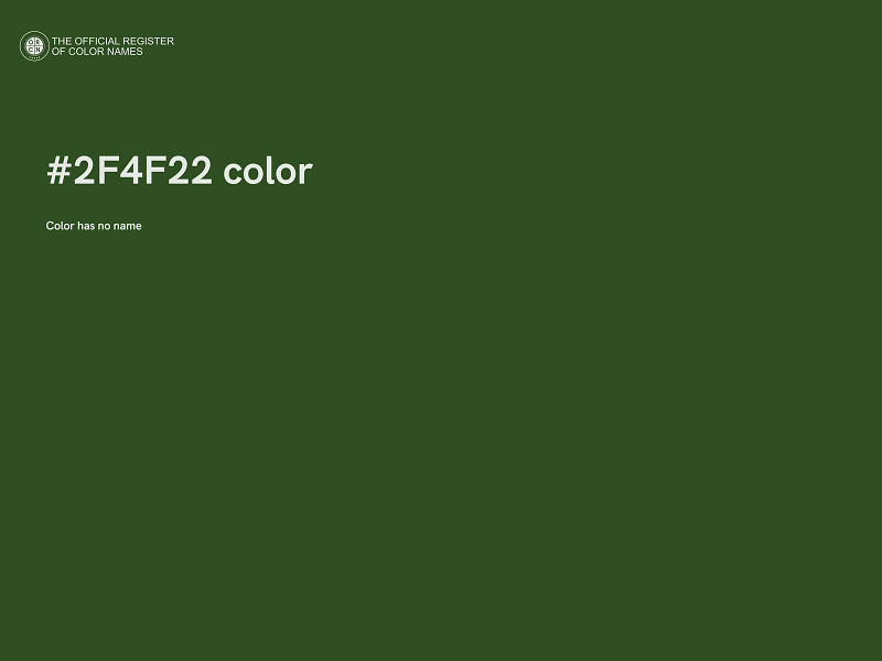 #2F4F22 color image