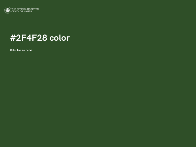 #2F4F28 color image