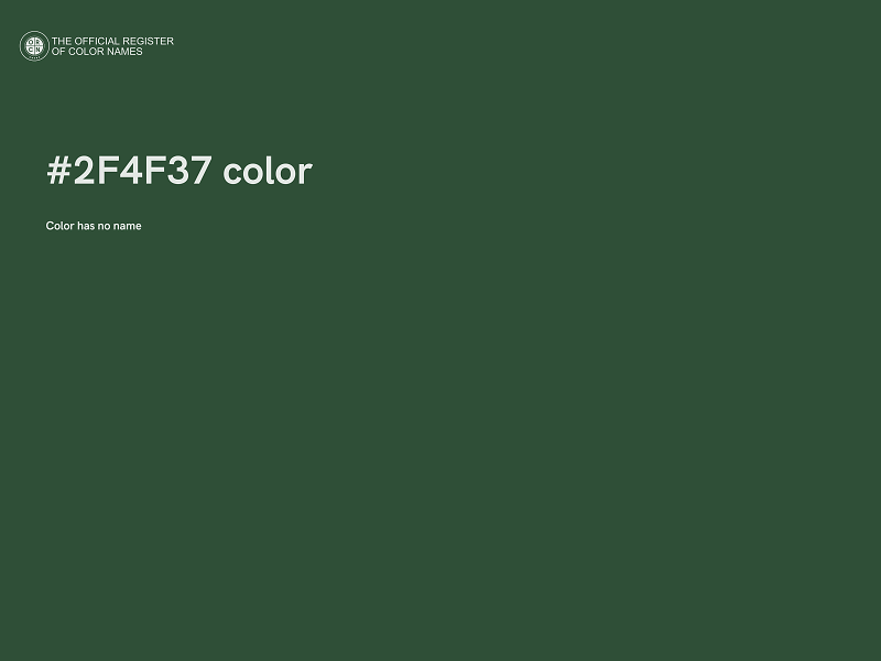 #2F4F37 color image