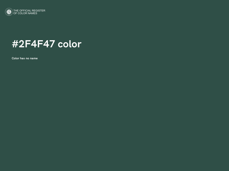 #2F4F47 color image