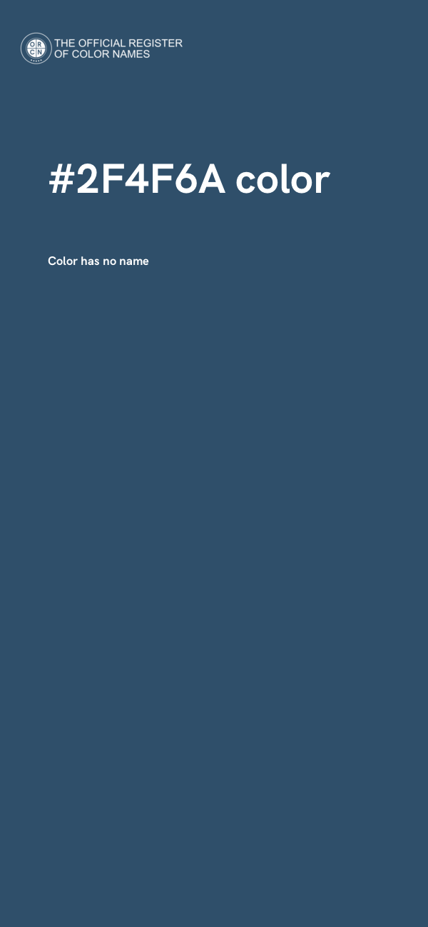 #2F4F6A color image