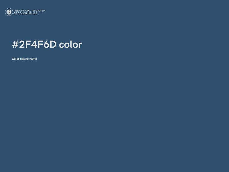 #2F4F6D color image