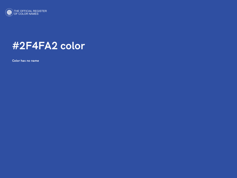 #2F4FA2 color image