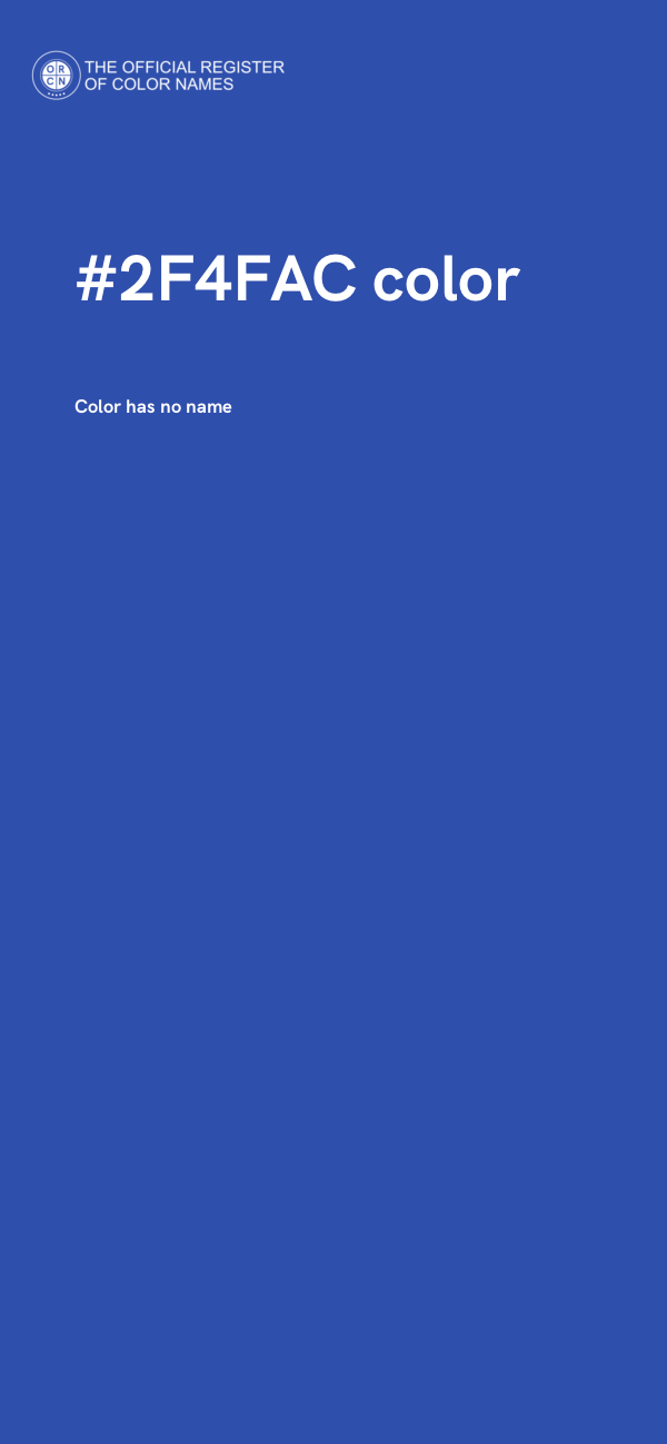 #2F4FAC color image