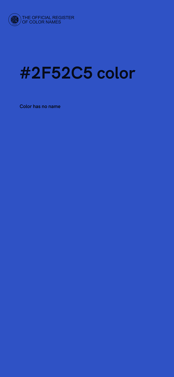 #2F52C5 color image
