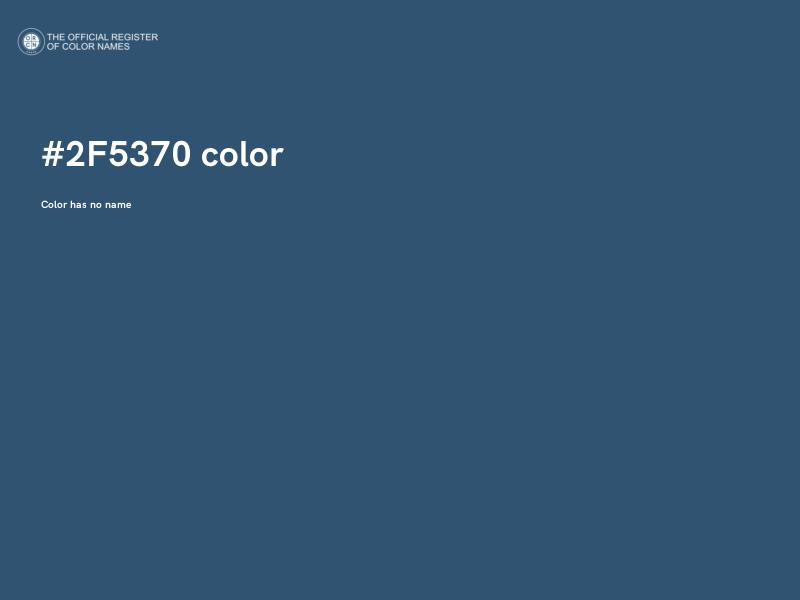 #2F5370 color image