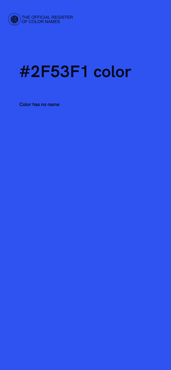 #2F53F1 color image