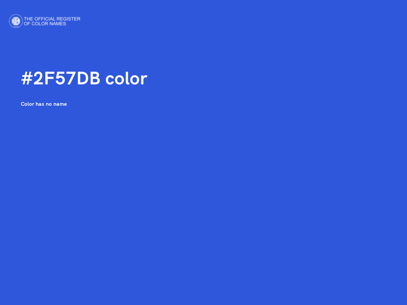 #2F57DB color image